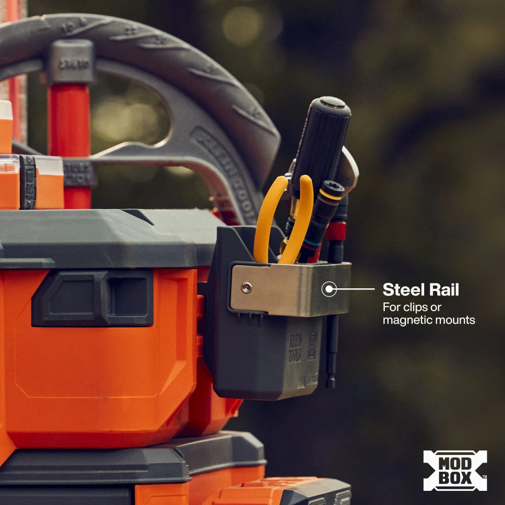 Modbox Parts Bin Rail Attachment