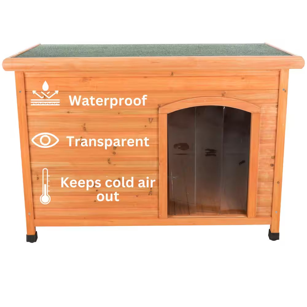 Natura Vinyl Door Flaps for Medium Classic Dog House