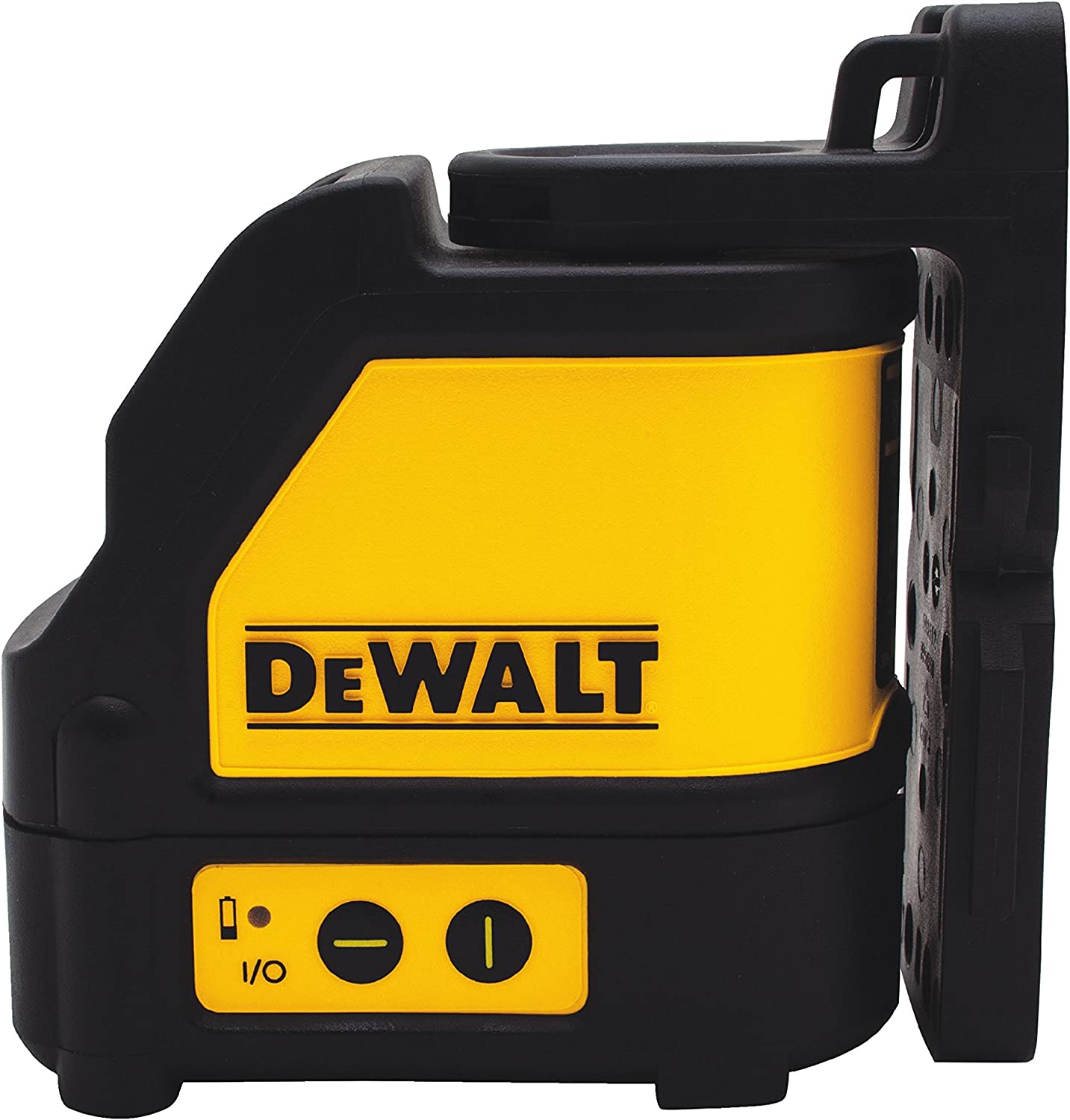 DEWALT 100 ft. Green Self-Leveling Cross Line Laser Level with (3) AA Batteries & Case