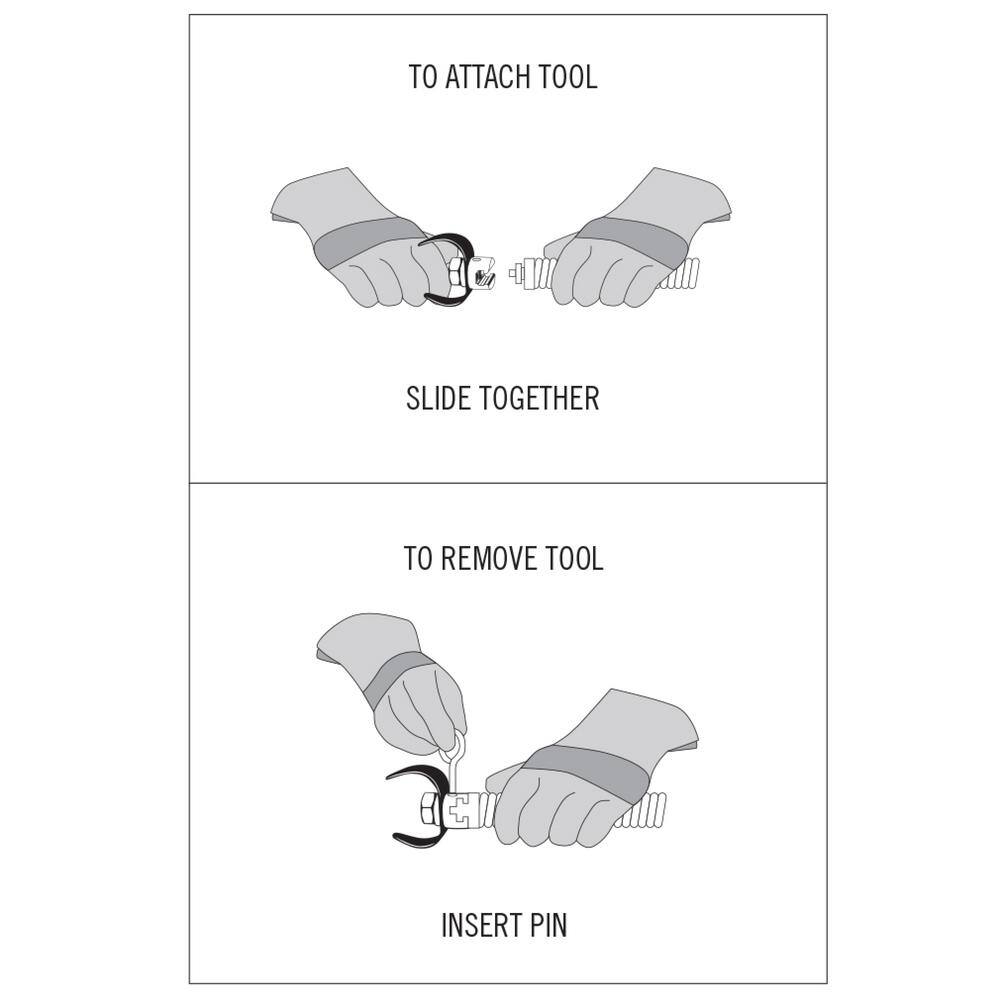 RIDGID T-240 3 Piece Drain Cleaning / Sewer Machine Cable Attachment Set Includes T-202 Bulb Auger, T-211 Spade + A-13 Pin Key