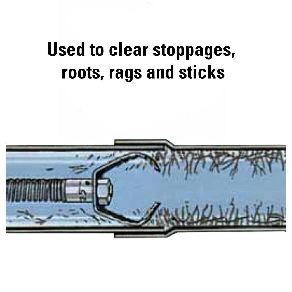 RIDGID T-232 3 in. Heavy Duty "C" Cutter Drain Cleaning Cable Attachment, Fits 3/8 in. Inner Core & 5/8 in. Sectional Cables
