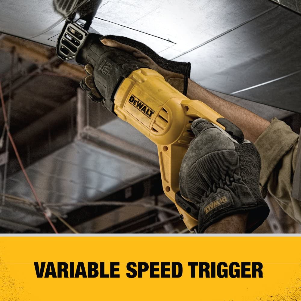 DEWALT 12 Amp Corded Reciprocating Saw