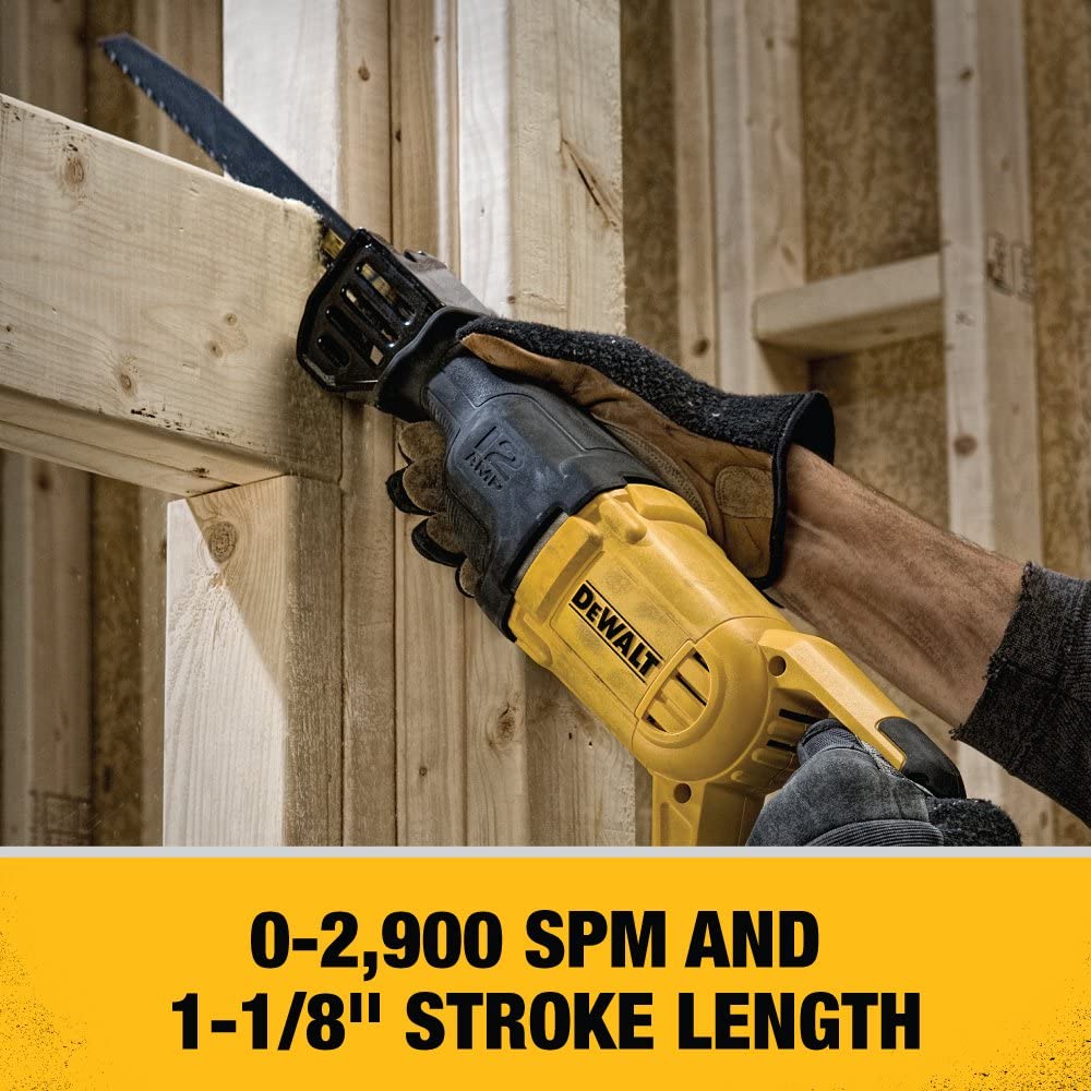 DEWALT 12 Amp Corded Reciprocating Saw