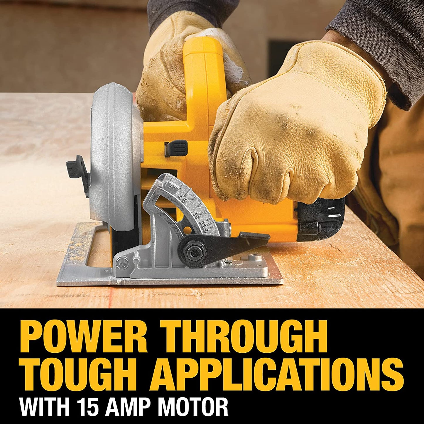 DEWALT 15 Amp Corded 7-1/4 in. Lightweight Circular Saw