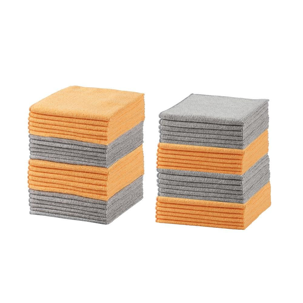 HDX 16 in. x 16 in. Multi-Purpose Microfiber Cloth (24-Pack)