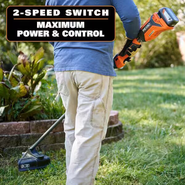 RIDGID 18V Brushless 14 in. Cordless Battery String Trimmer (Tool Only)