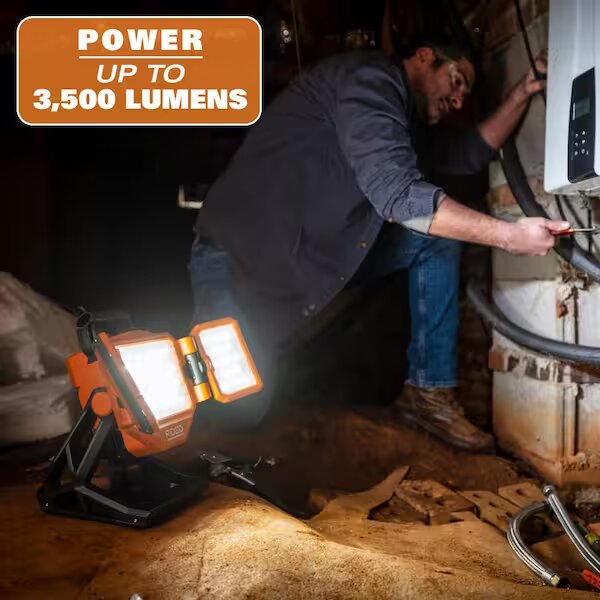 RIDGID 18V Cordless Hybrid LED Panel Light (Tool Only)