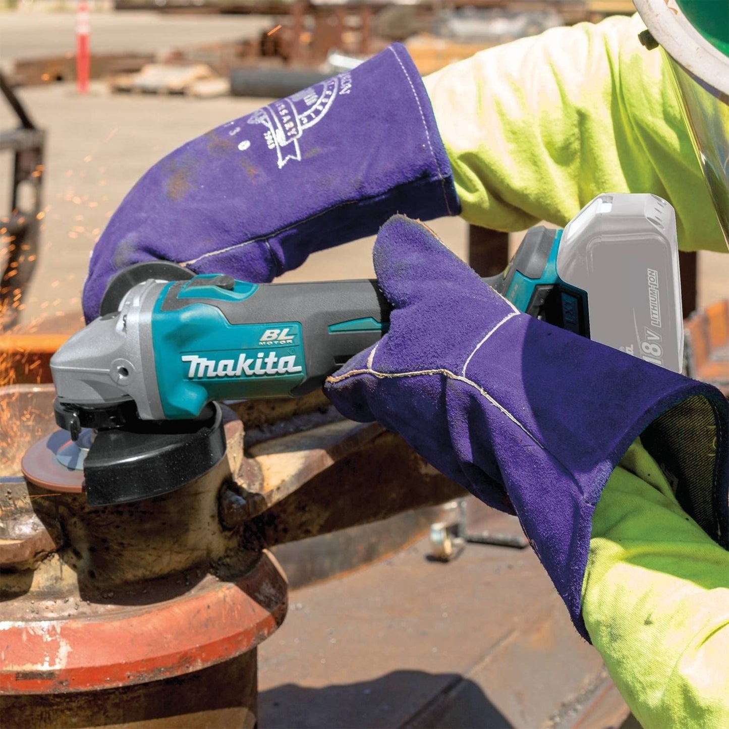 Makita 18V LXT Lithium-Ion Brushless Cordless 4-1/2 in./5 in. Cut-Off/Angle Grinder (Tool-Only)