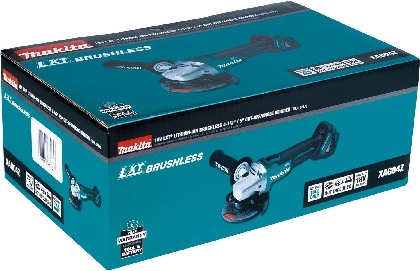 Makita 18V LXT Lithium-Ion Brushless Cordless 4-1/2 in./5 in. Cut-Off/Angle Grinder (Tool-Only)