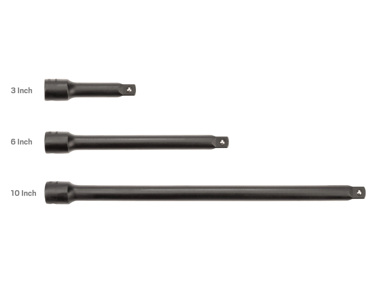 3 -Piece 3/8-In Drive Set Socket Extension Set