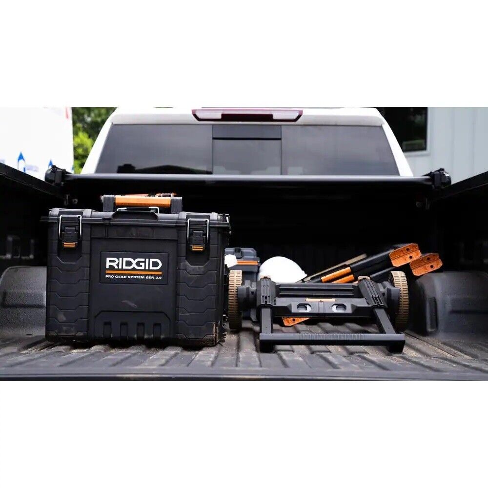 RIDGID 2.0 Pro Gear System 25 in. All Terrain Rolling Tool Cart