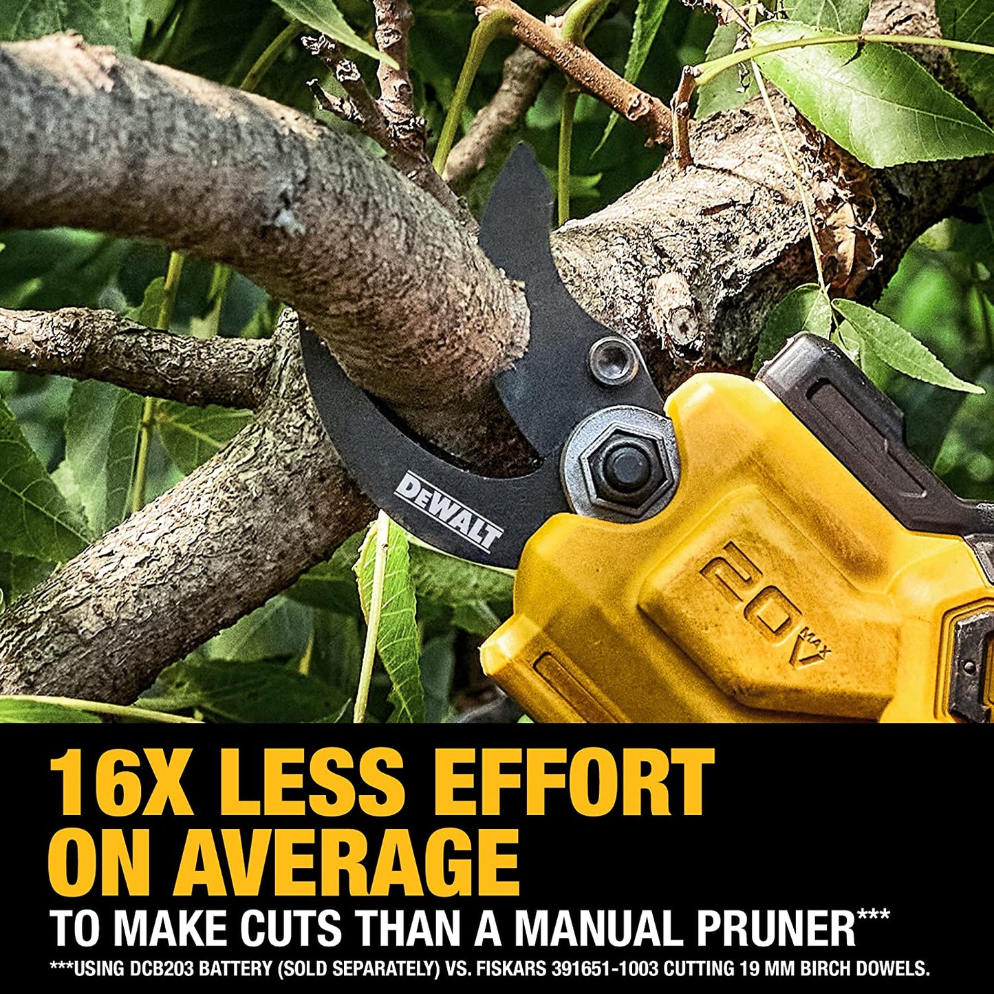 DEWALT 20V MAX Cordless Battery Powered Pruner (Tool Only)