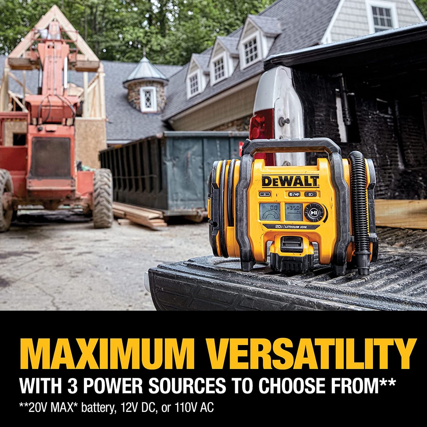 DEWALT 20V MAX Inflator (Tool Only)