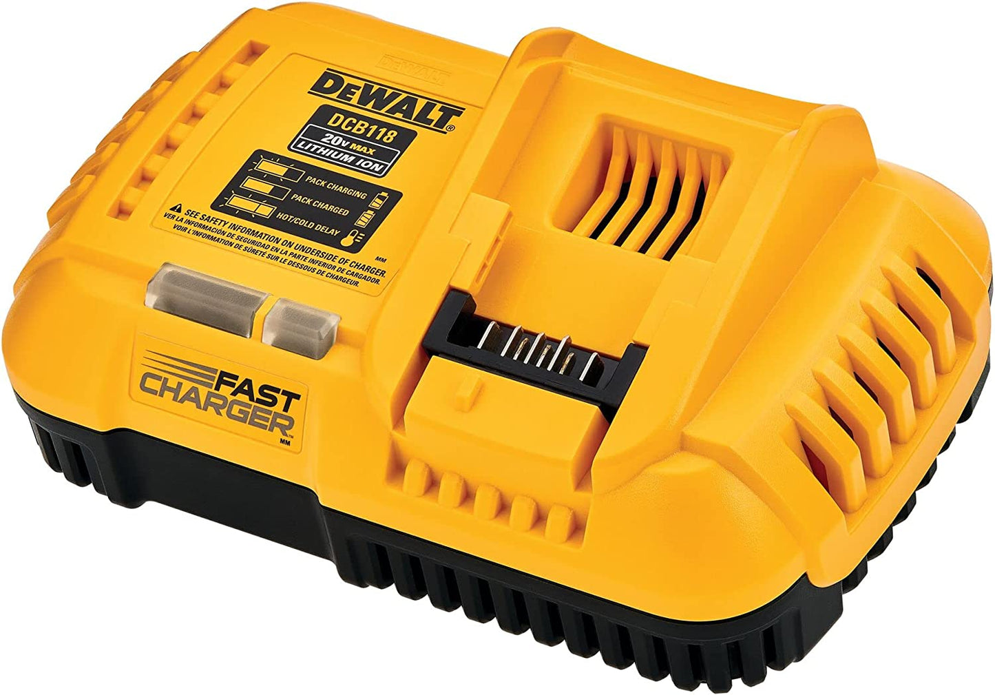 DEWALT 20V MAX Lithium-Ion Fan Cooled Fast Battery Charger