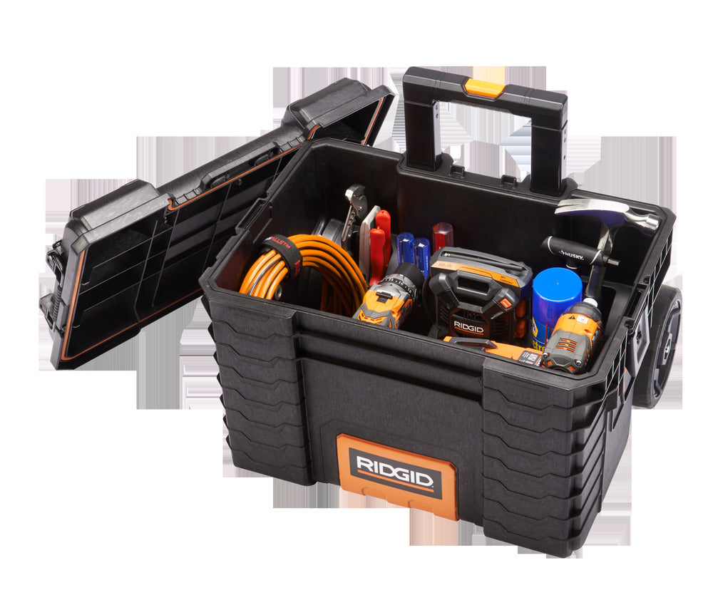 RIDGID 22 in. Pro Gear Cart Tool Box in Black