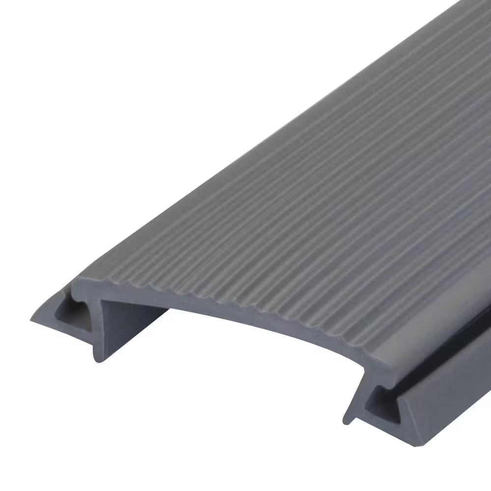 0.75 In. X 36 In. Exterior Gray Vinyl Heavy Duty Door Weatherstripping Threshold Replacement Insert