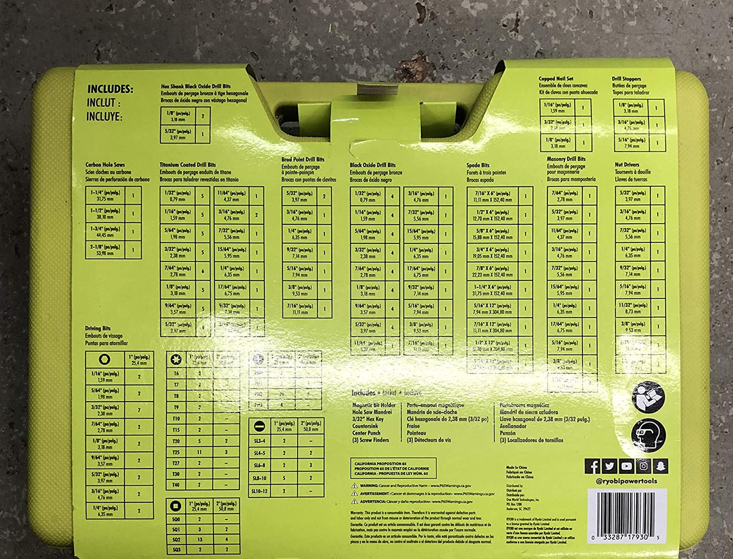RYOBI 300 Piece Drill and Drive Kit