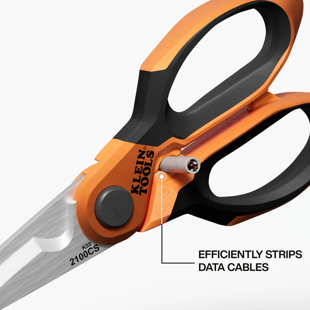 Long Reach Cable Stripping Electrician Scissors, 7-Inch