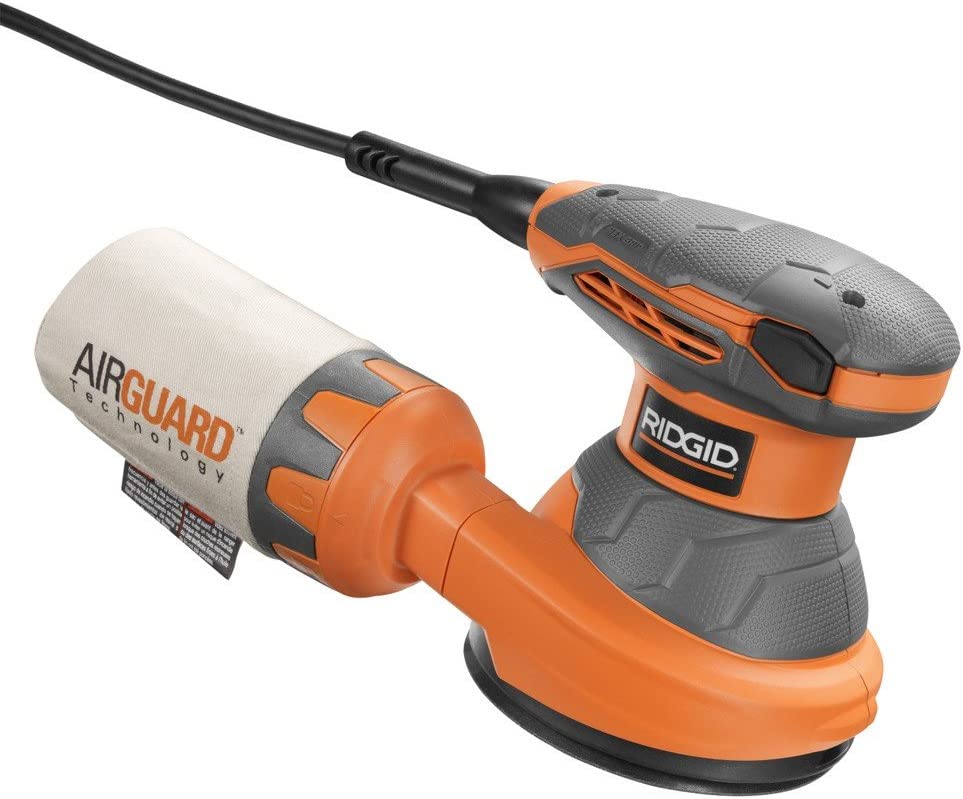 RIDGID 3 Amp Corded 5 in. Random Orbital Sander with AIRGUARD Technology