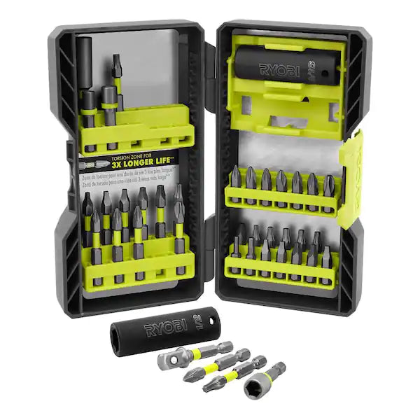 RYOBI 40-Piece Impact Drive Bit Set and Socket