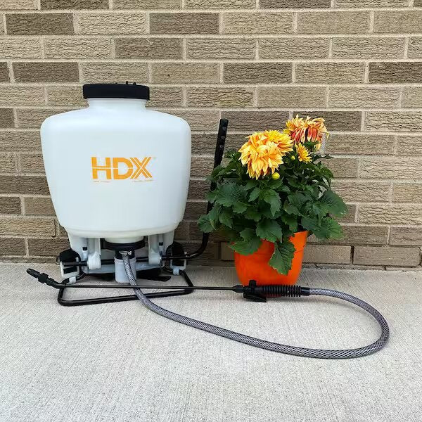 HDX 4 Gallon Manual Piston Pump Backpack Sprayer