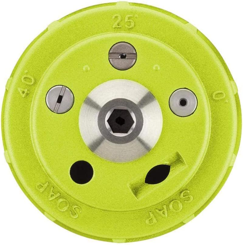 RYOBI 5-in-1 3,300 PSI Gas and Electric Pressure Washer Nozzle