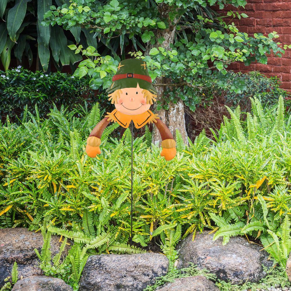 National Tree Company 26 in. Scarecrow Boy Garden Stake