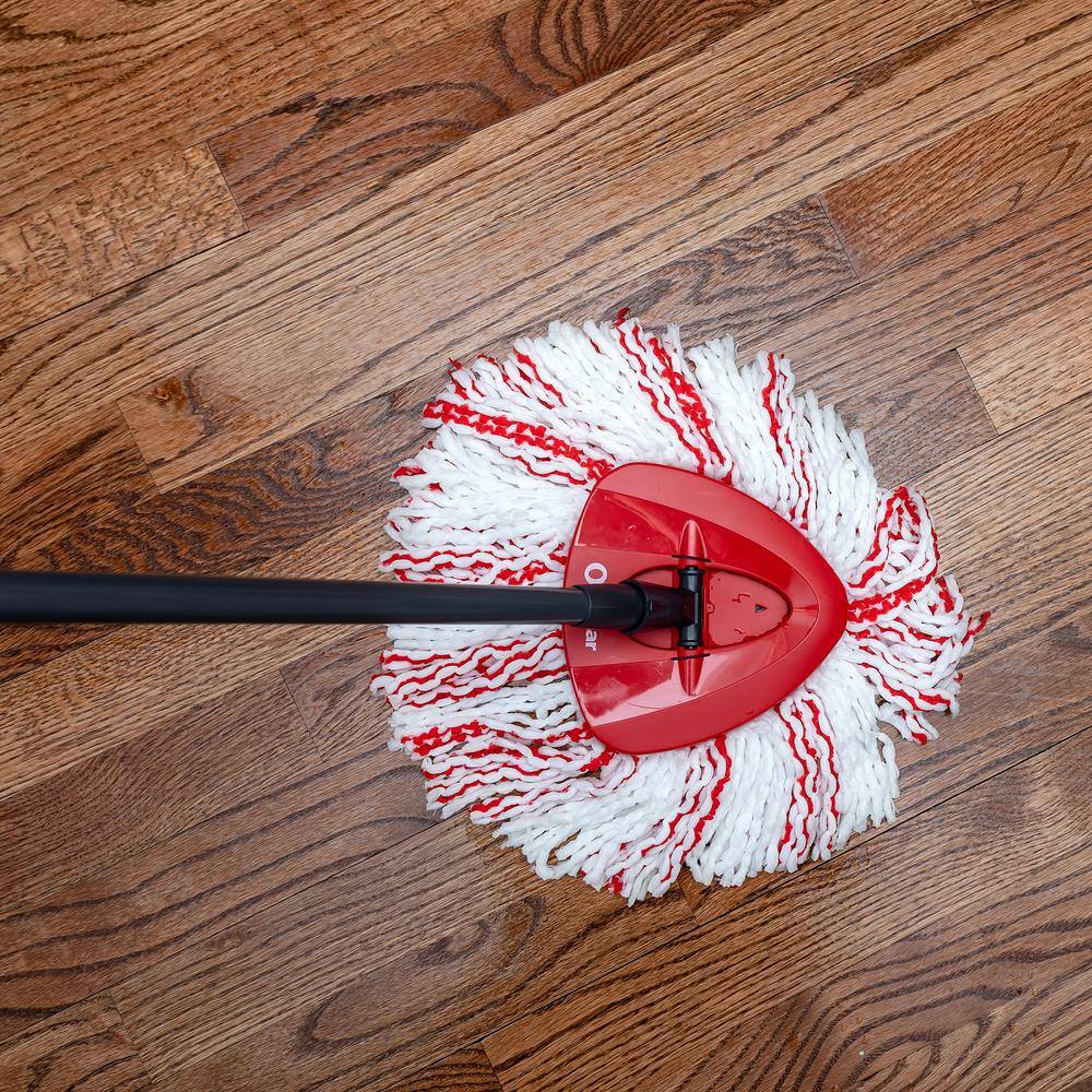 O-Cedar EasyWring Deep Clean Microfiber Spin Mop with Bucket System and 2 Extra Deep Clean Mop Head Refills