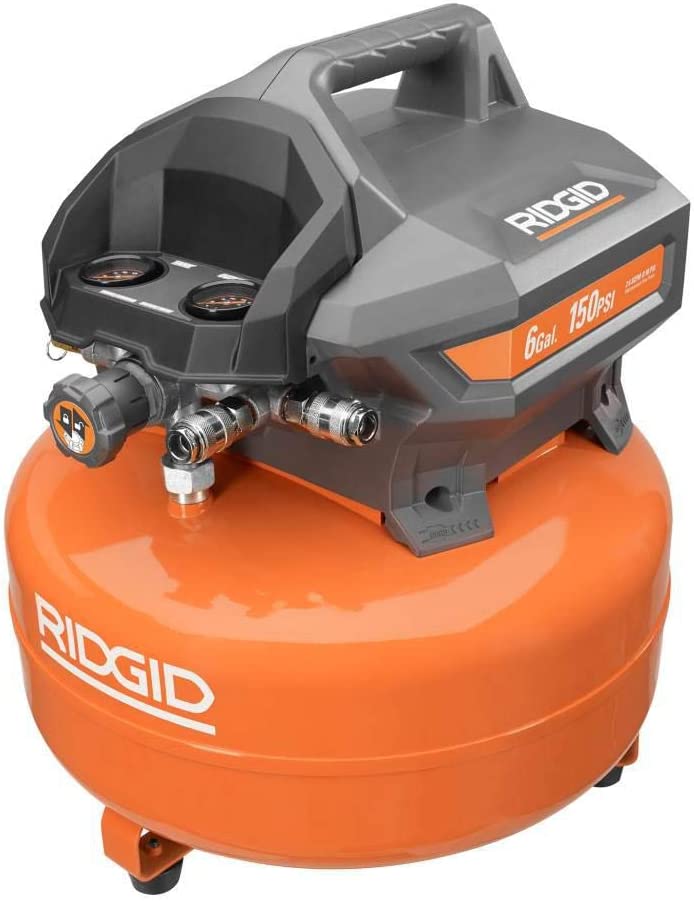RIDGID 6 Gal. Portable Electric Pancake Air Compressor