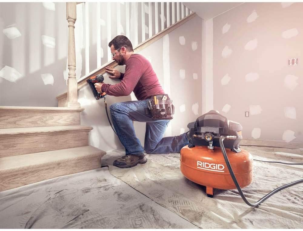 RIDGID 6 Gal. Portable Electric Pancake Air Compressor