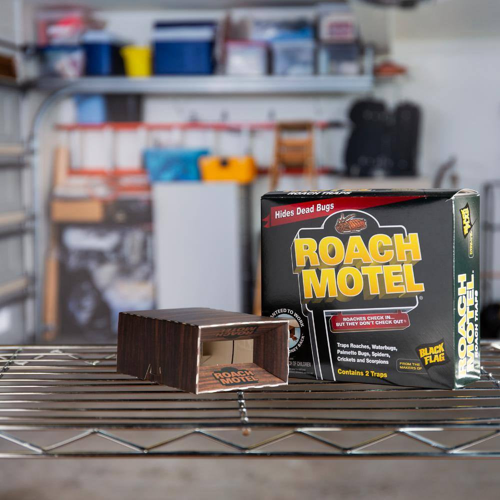 Roach Motel Insect Glue Traps (2-Pack)