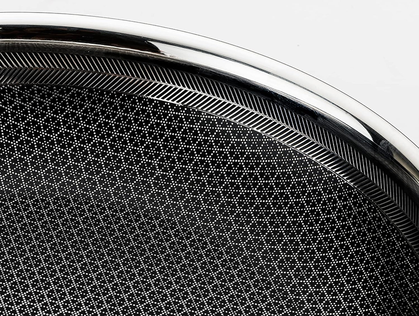 Black Cube 12.5 in. Hybrid Quick Release Wok in Stainless Steel