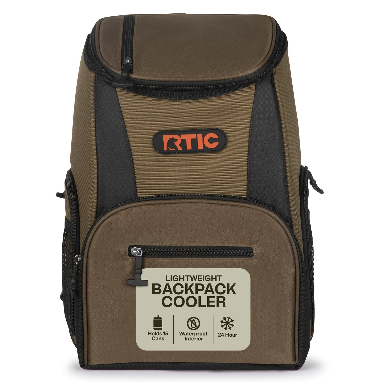 Black 10 Quart(S) Soft Insulated Backpack Cooler