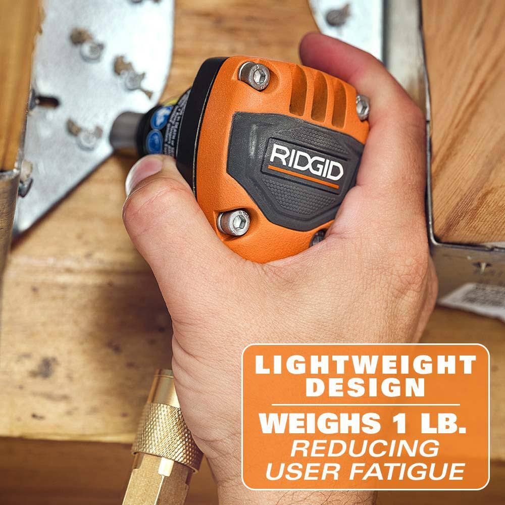RIDGID Pneumatic 3-1/2 in. Mini Palm Nailer