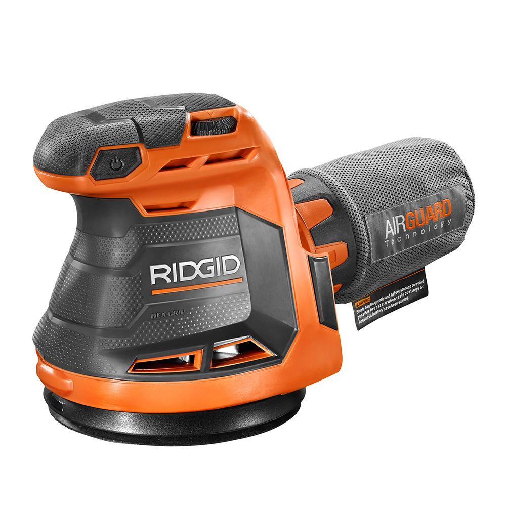 RIDGID 18V Cordless 2-Tool Combo Kit with Random Orbit Sander and 1/4 in. Sheet Sander (Tools Only)