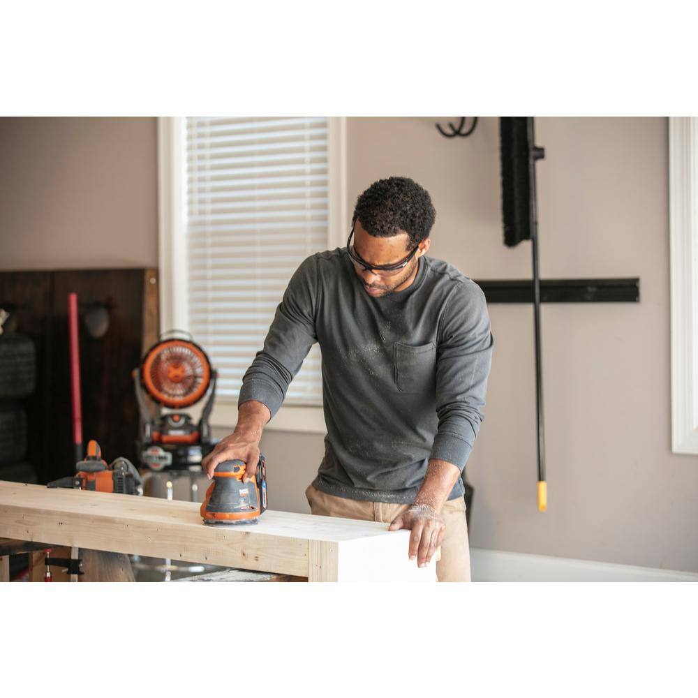 RIDGID 18V Cordless 2-Tool Combo Kit with Random Orbit Sander and 1/4 in. Sheet Sander (Tools Only)