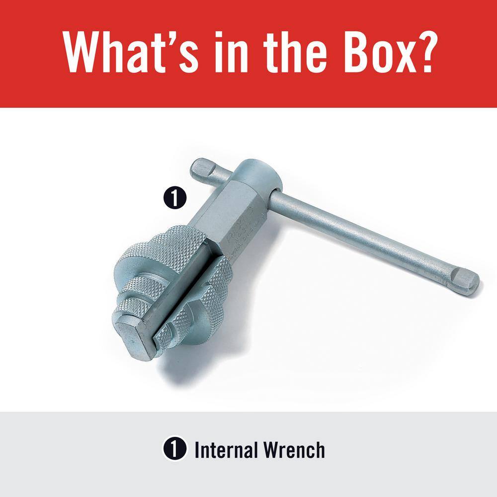RIDGID 2 in. Internal Wrench for Closet Spuds, Bath, Basin/Sink Strainers or Install/Extracting 1 - 2 in. Nipples