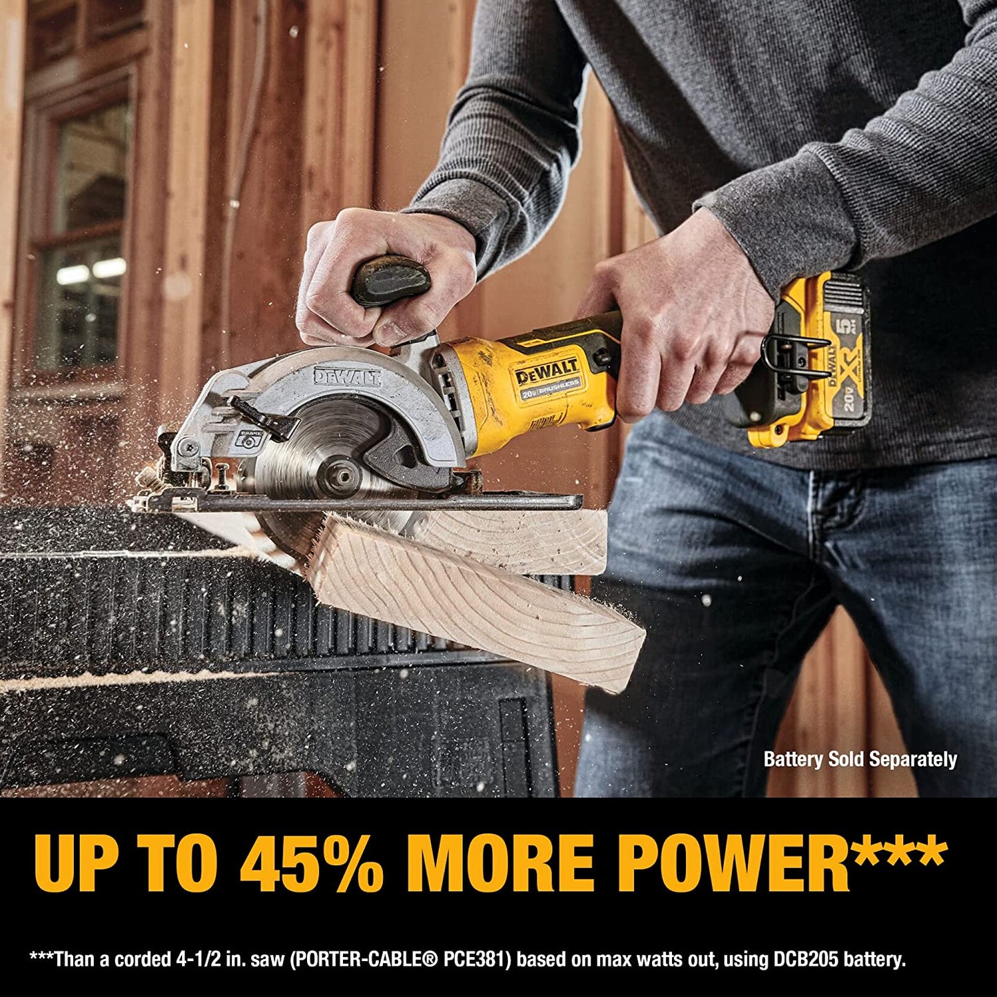 DEWALT ATOMIC 20V MAX Cordless Brushless 4-1/2 in. Circular Saw (Tool Only)