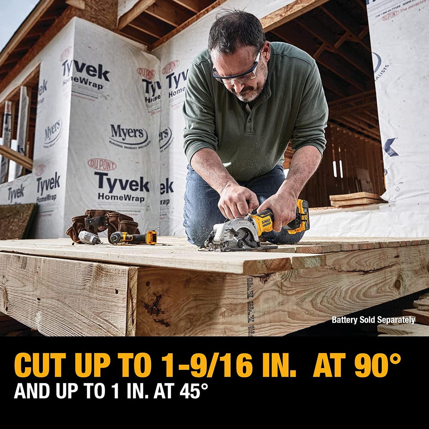 DEWALT ATOMIC 20V MAX Cordless Brushless 4-1/2 in. Circular Saw (Tool Only)