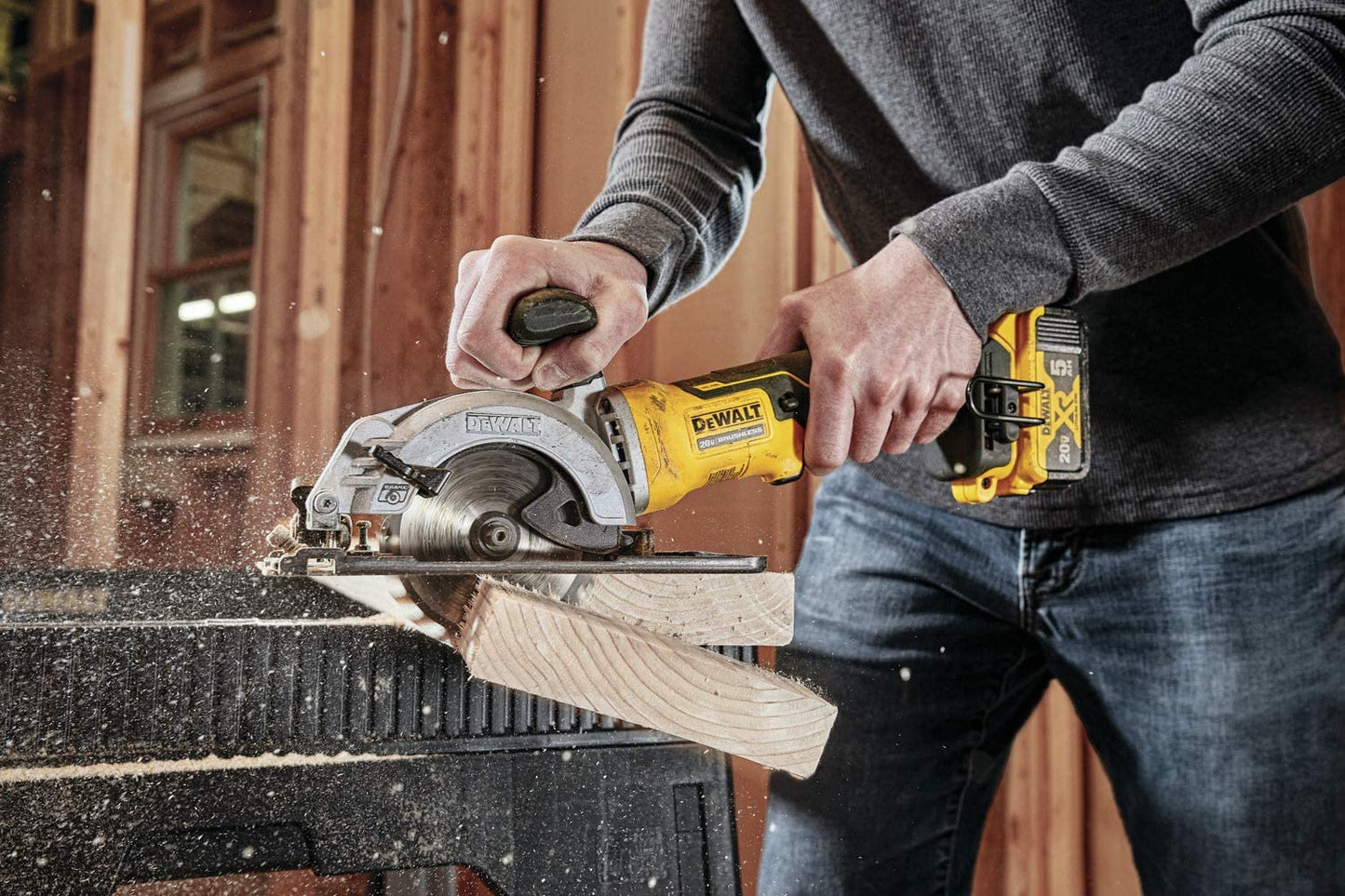DEWALT ATOMIC 20V MAX Cordless Brushless 4-1/2 in. Circular Saw (Tool Only)