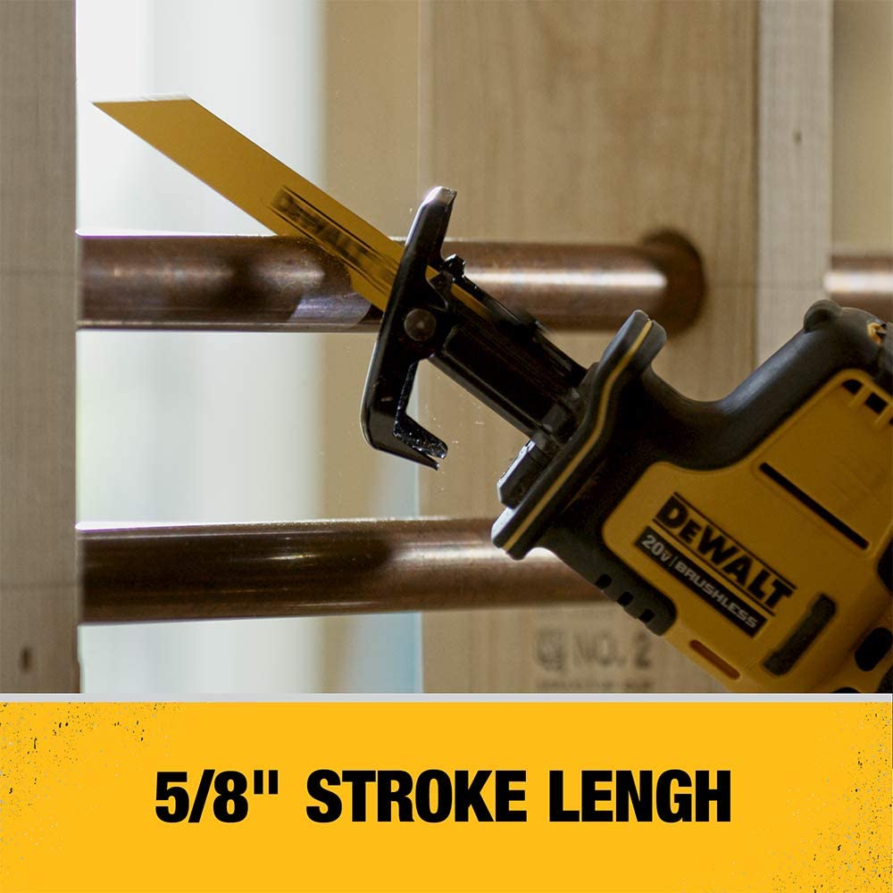 DEWALT ATOMIC 20V MAX Cordless Brushless Compact Reciprocating Saw (Tool Only)