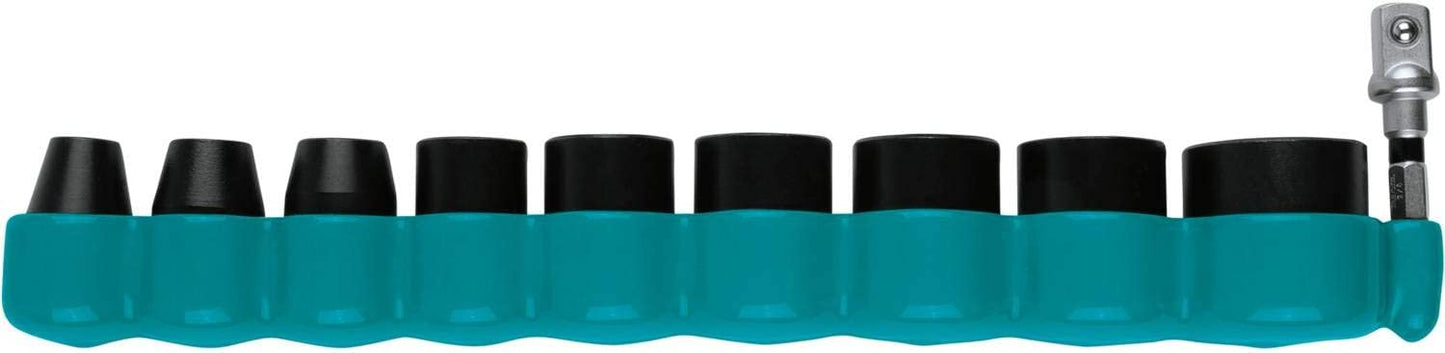 Makita IMPACT XPS Socket Set SAE with Standard SA (10-Piece)