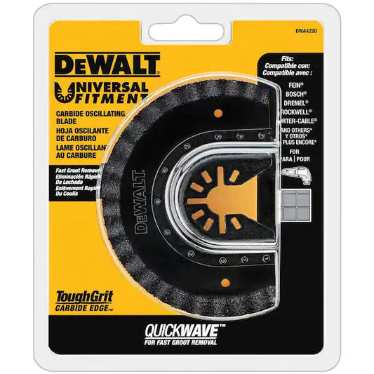 DEWALT  Oscillating Fast Cut Carbide Grout Removal Blade
