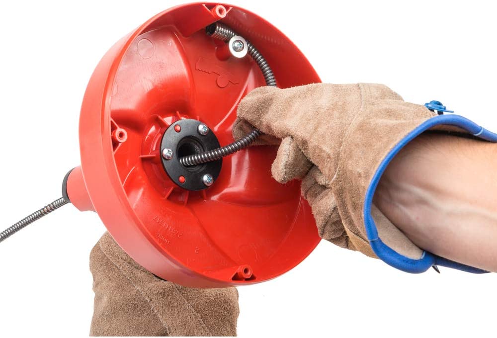 RIDGID Power Spin+ 1/4 in. x 25 ft. Hybrid Drain Cleaning Snake Auger (Manual or Cordless Drill Operated, Tool Only)