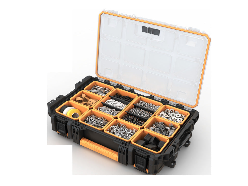 RIDGID Pro System Gear 10-Compartment Small Parts Organizer
