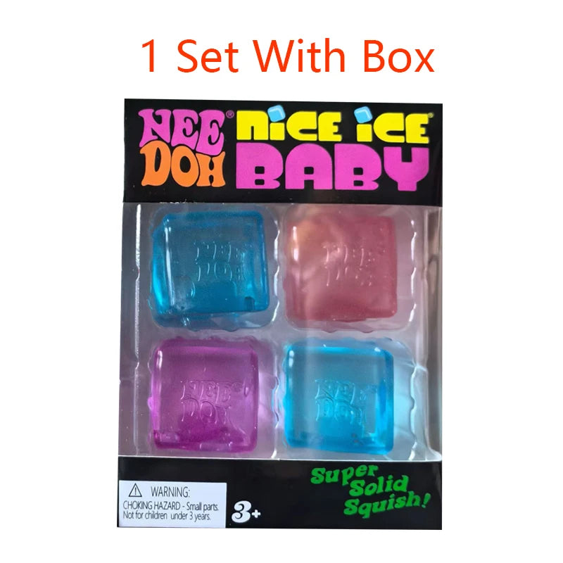 Surprise Squishy Blind Box, Needoh Nice Cube Fidget Squish Squeeze Toy, Christmas Countdown Calendar 2027 Halloween Xmas Gift ,.