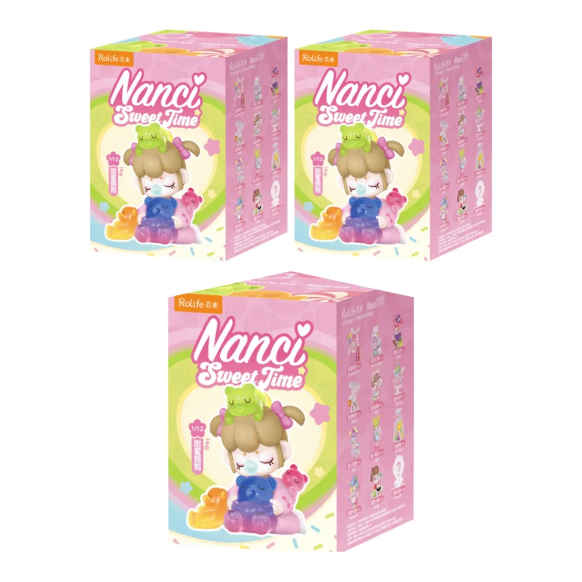Rolife Nanci Blind Box Nanci's Sweet Time Action Figure Collectible Doll Toys Surprise Box for Kids Friends Adults