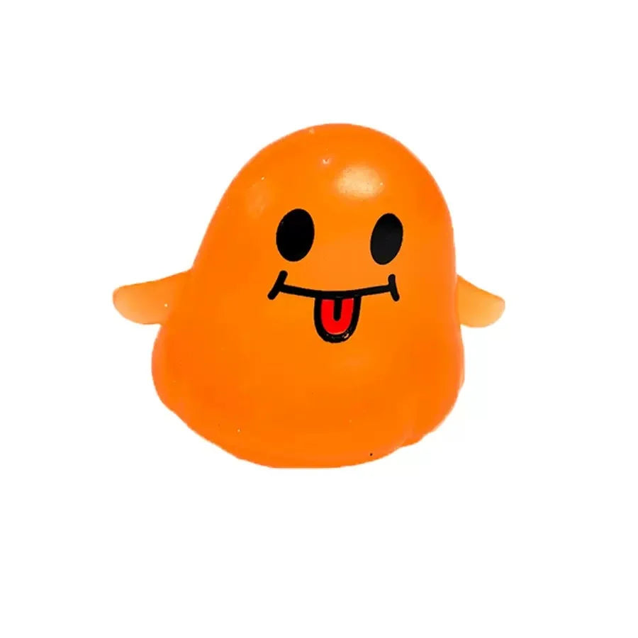 Realistic Ghost Squishy Toy for Halloween - Slow Rising Soft Stress Relief Fidget, Spooky Sensory Prop for Prank Party Favor, Anxiety Relief Gift for Adults Kids