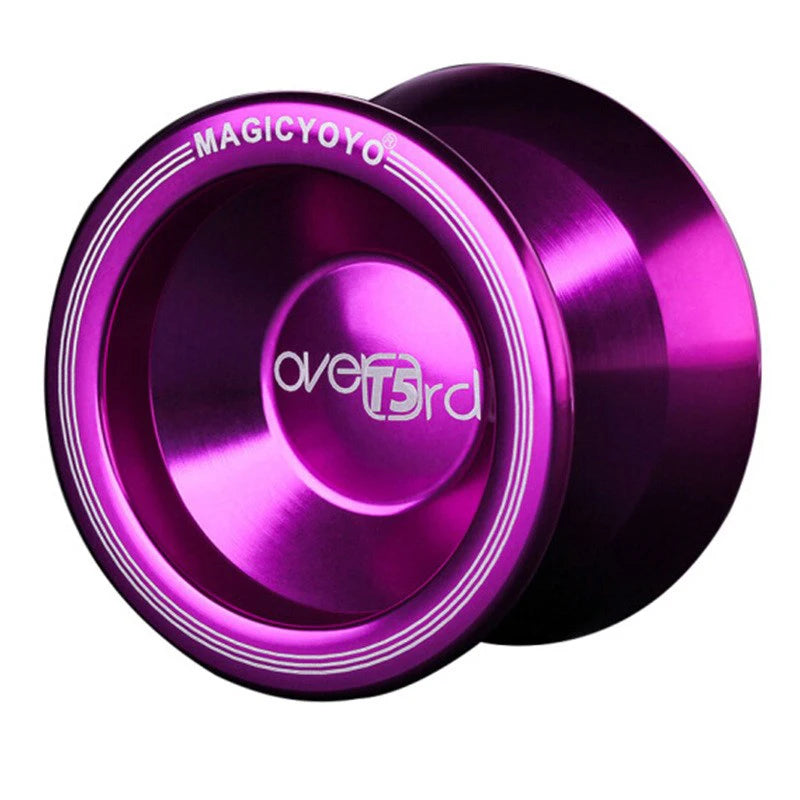 Professional Magic Yoyo T5 Overlord Aluminum Alloy Metal Yoyo 8 Ball KK Bearing with String Outside Sports Toy Birthday Gift