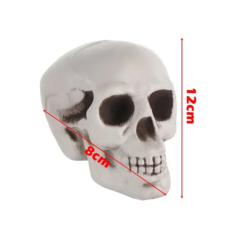 All Size Human Skull Head Skeleton Hanging Skull Halloween Style Photo Prop Home Event Party Decoration Game Supplies